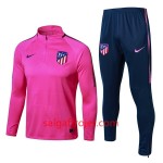 Atlético Madrid Sweatshirt Dragt 2017-18 Lyserød Atlético Madrid Sweatshirt Dragt 2017-18 Lyserød